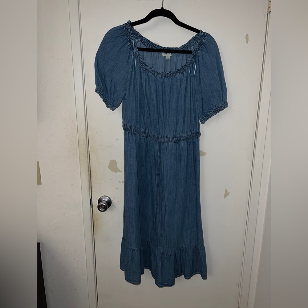 Style and Co midi denim dress